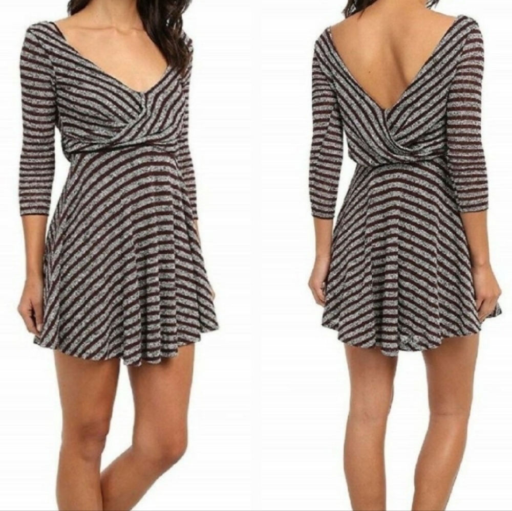 FREE PEOPLE Maverick striped dress NWT